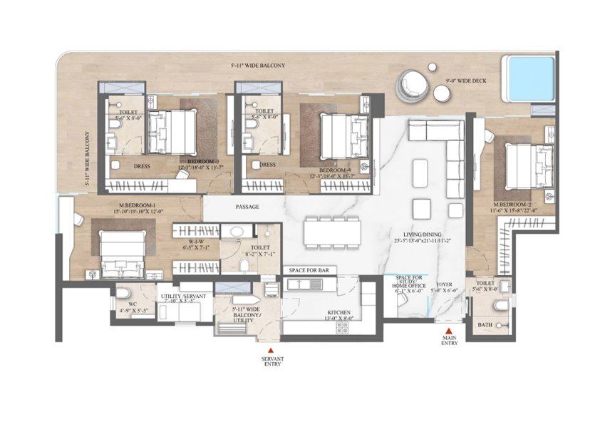 SMART WORLD THE EDITION 4.5 BHK